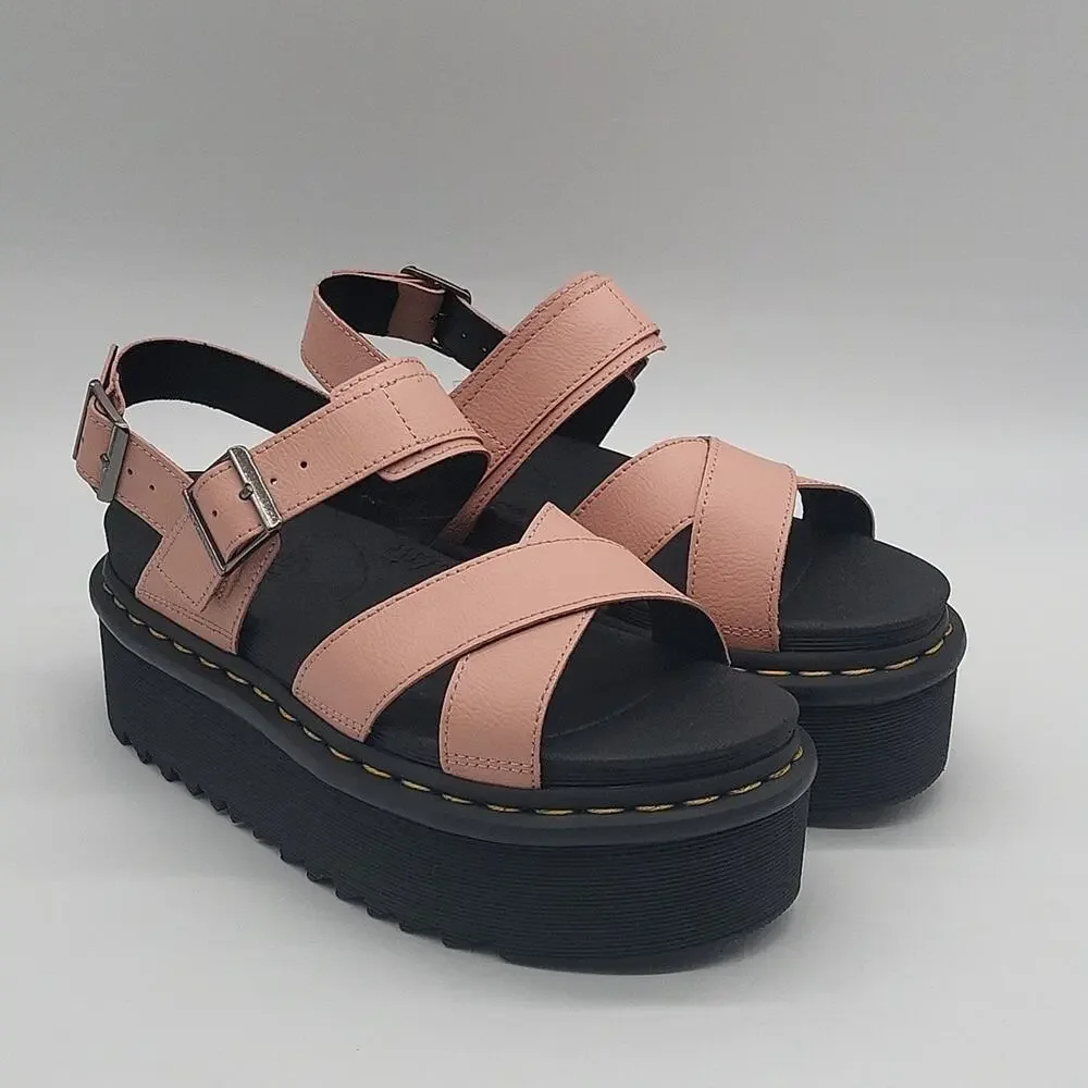 Dr Martens Soft Air Platforms Sandals Size 8 New With Box